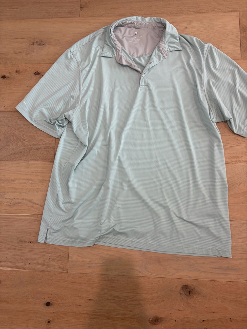 The Southern Shirt Company Pale Blue Performance Polo